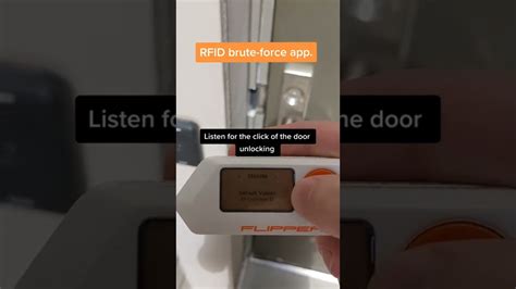 brute force rfid reader|flipperzero bruteforce.